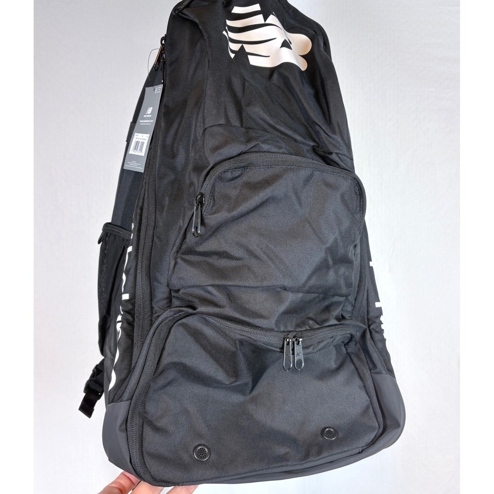 New Balance Team Field Bat Backpack Black Baseball Lacrosse 47L LAB13511 NEW